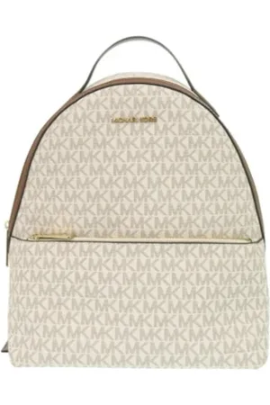 Michael Kors Pre-owned, Kobieta, Biały, ONE SIZE, Pre-owned Canvas backpacks