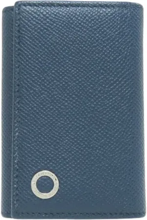 Bvlgari Pre-owned, Mężczyzna, Niebieski, ONE SIZE, Skóra, Pre-owned Leather key-holders