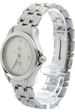 Omega Pre-owned, Mężczyzna, Szary, ONE SIZE, Pre-owned Stainless Steel watches