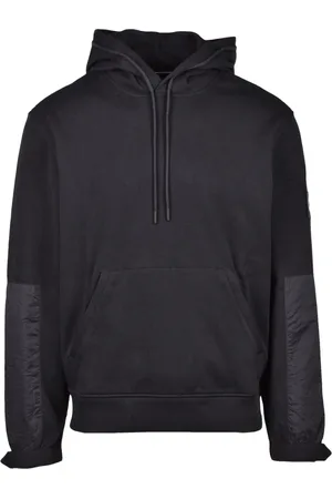 Calvin Klein Bluzy, Mężczyzna, Czarny, S, Swetry Bluzy z kapturem