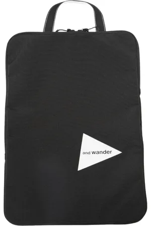 and wander Torebki, Mężczyzna, Czarny, ONE SIZE, Nylon, Wodoodporny Czarny Plecak Dzień Torby