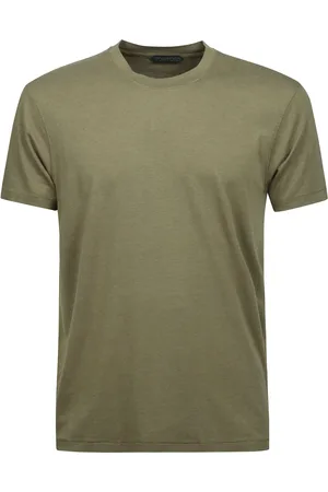 Tom Ford Koszulki, Mężczyzna, Zielony, 2XL, Bawełna, Bawełna Lyocell T-shirt