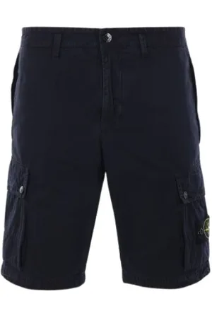 Stone Island Szorty, Mężczyzna, Niebieski, W30, Niebieskie Szorty Casualowe
