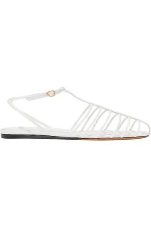 Proenza Schouler Buty, Kobieta, Biały, 37 EU, Białe Sandały Klatki