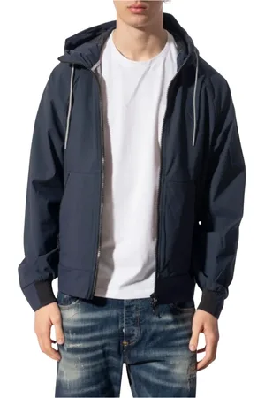 RefrigiWear Kurtki, Mężczyzna, Niebieski, XL, Nylon, Kurtka męska Speed z kapturem