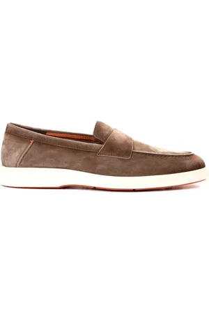 santoni Buty, Mężczyzna, brązowy, 43 1/2 EU, Klasyczne Skórzane Lordsy