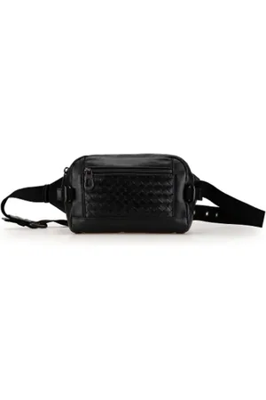 Bottega Veneta Pre-owned, Kobieta, Czarny, ONE SIZE, Skóra, Pre-owned Leather crossbody-bags
