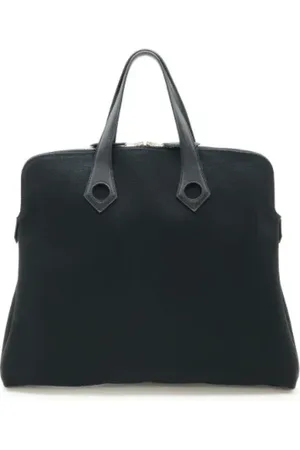 Hermès Pre-owned, Kobieta, Czarny, ONE SIZE, Skóra, Pre-owned Canvas handbags