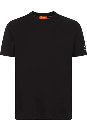 sunseeker Koszulki, Mężczyzna, Czarny, 2XL, Czarna Koszulka z Bawełny z Detalami Logo