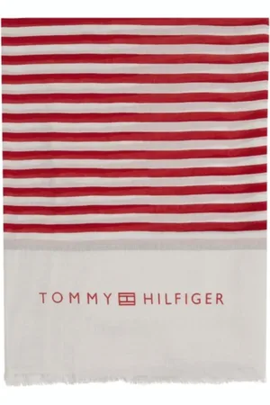 Tommy Hilfiger Akcesoria, Kobieta, Czerwony, ONE SIZE, Szalik Essential Flag Czerwony Średni