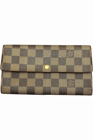 LOUIS VUITTON Pre-owned, Kobieta, brązowy, ONE SIZE, Skóra, Pre-owned portfele płócienne