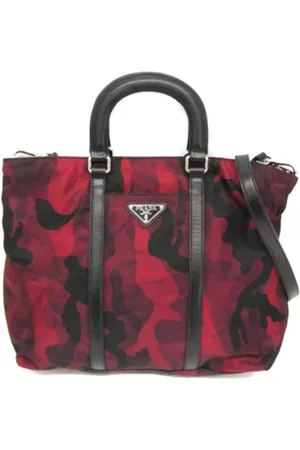 Prada Pre-owned, Kobieta, Czerwony, ONE SIZE, Skóra, Pre-owned Leather prada-bags