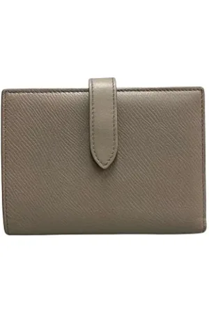 Céline Pre-owned, Kobieta, Szary, ONE SIZE, Skóra, Pre-owned skórzane portfele