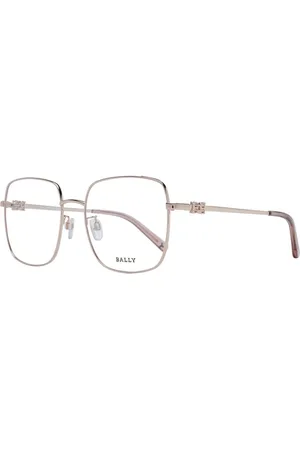 Bally Akcesoria, Kobieta, Różowy, ONE SIZE, Rose Gold Square Oprawki Optyczne