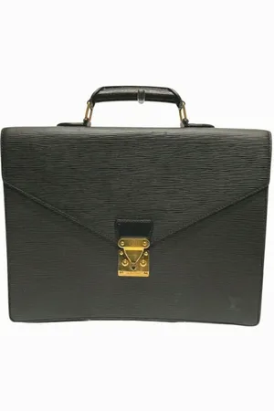 LOUIS VUITTON Pre-owned, Mężczyzna, Czarny, ONE SIZE, Skóra, Pre-owned Skórzane torebki