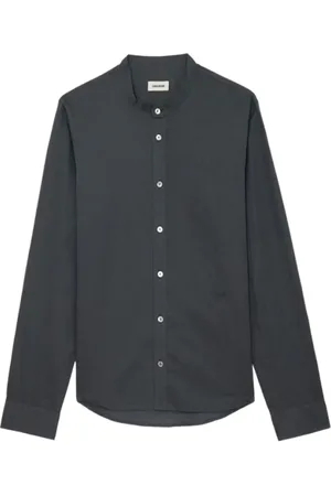 Zadig & Voltaire Koszule, Mężczyzna, Szary, XL, Stylowa Koszula dla Mężczyzn