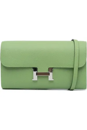 Hermès Pre-owned, Kobieta, Zielony, ONE SIZE, Skóra, Pre-owned Leather crossbody-bags