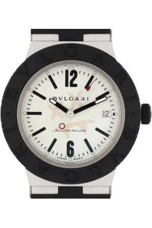Bvlgari Pre-owned, Mężczyzna, Biały, ONE SIZE, Pre-owned Rubber watches