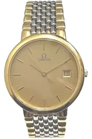 Omega Pre-owned, Mężczyzna, Żółty, ONE SIZE, Len, Pre-owned Glass watches