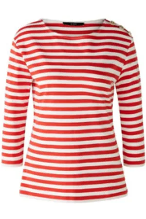 Oui Koszulki, Kobieta, Wielobarwność, S, Modny T-shirt - Stylowy model