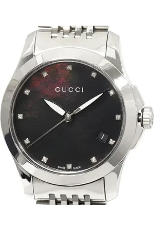 Gucci Pre-owned, Kobieta, Czarny, ONE SIZE, Pre-owned Metal watches