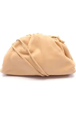 Bottega Veneta Pre-owned, Kobieta, Beżowy, ONE SIZE, Skóra, Pre-owned Skórzane torebki