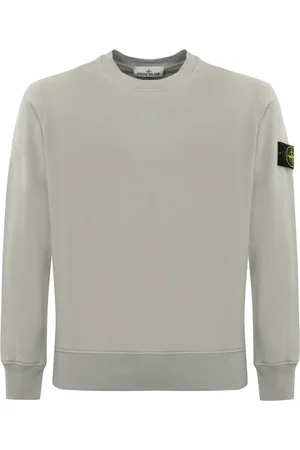 Stone Island Bluzy, Mężczyzna, Szary, M, Szare Swetry dla Mężczyzn