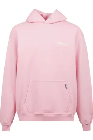 Represent Bluzy, Mężczyzna, Różowy, S, Bluza z kapturem i zapięciem na guziki