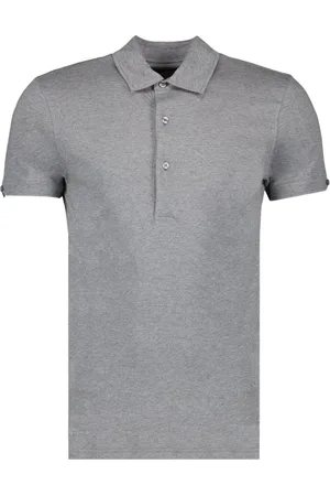 Orlebar Brown Koszulki, Mężczyzna, Szary, M, Klasyczny Polo Shirt z Bawełny i Jedwabiu