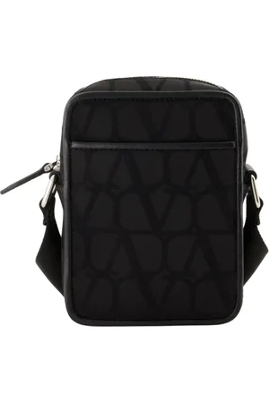 VALENTINO GARAVANI Torebki, Mężczyzna, Czarny, ONE SIZE, Nylon, Torba na ramię Iconographe Nylon