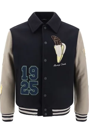 Fendi Kurtki, Mężczyzna, Czarny, M, Kurtka Bomber w stylu college
