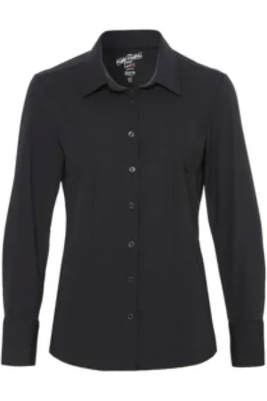 Hatico Bluzki, Kobieta, Czarny, XS, Czysta Funkcjonalna Bluzka Slim Fit
