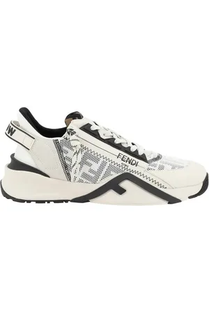 Fendi Buty, Mężczyzna, Wielobarwność, 44 EU, Flow Skórzane Sneakersy