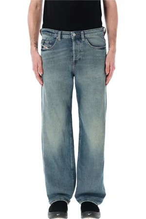 Diesel Jeansy, Mężczyzna, Niebieski, W32, Luźne Jeansyy Średnio-Niebieskie Ss 25