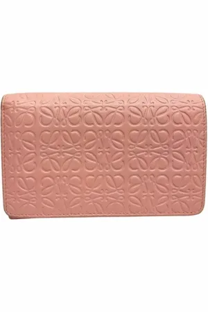 Loewe Pre-owned, Kobieta, Różowy, ONE SIZE, Skóra, Pre-owned skórzane portfele