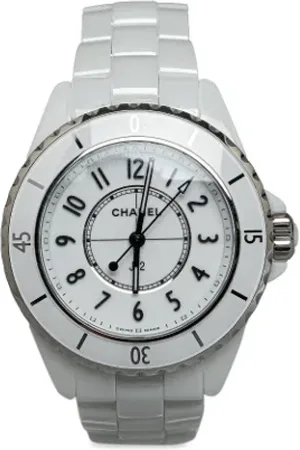 CHANEL Pre-owned, Kobieta, Biały, ONE SIZE, Pre-owned Metal watches