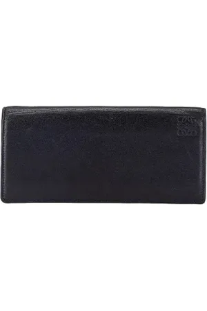 Loewe Pre-owned, Kobieta, Czarny, ONE SIZE, Skóra, Pre-owned skórzane portfele