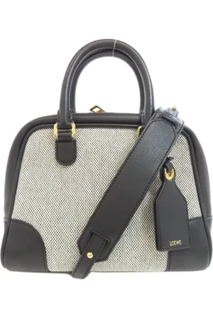 Loewe Pre-owned, Kobieta, Szary, ONE SIZE, Skóra, Pre-owned Canvas handbags
