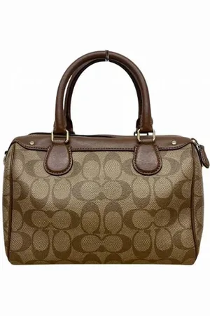 Coach Pre-owned, Kobieta, Beżowy, ONE SIZE, Skóra, Pre-owned Canvas handbags