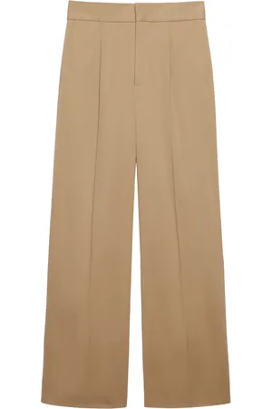 Msgm Spodnie, Kobieta, Beżowy, S, Beżowe Stylowe Spodnie