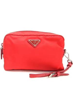 Prada Pre-owned, Kobieta, Czerwony, ONE SIZE, Pre-owned Fabric clutches