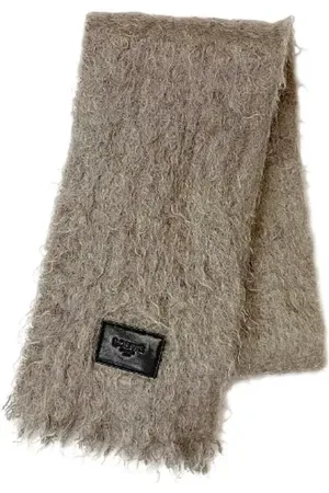 Loewe Pre-owned, Kobieta, Szary, ONE SIZE, Wełna, Pre-owned Wool scarves