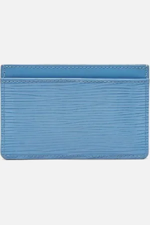 LOUIS VUITTON Pre-owned, Mężczyzna, Niebieski, ONE SIZE, Pre-owned skórzane portfele
