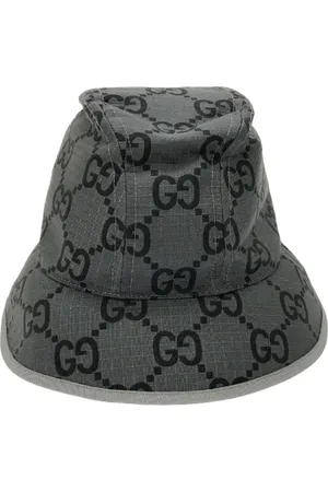 Gucci Pre-owned, Kobieta, Szary, ONE SIZE, Pre-owned Fabric hats