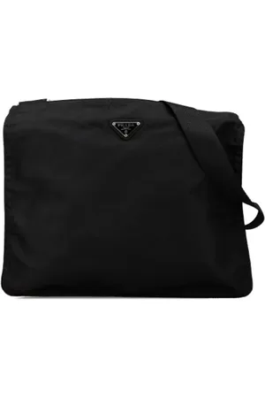 Prada Pre-owned, Kobieta, Czarny, ONE SIZE, Nylon, Pre-owned Nylon crossbody-bags