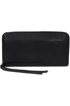 Loewe Pre-owned, Kobieta, Czarny, ONE SIZE, Skóra, Pre-owned skórzane portfele