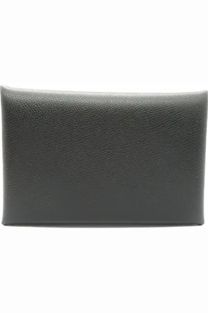 Hermès Pre-owned, Kobieta, Czarny, ONE SIZE, Skóra, Pre-owned skórzane portfele