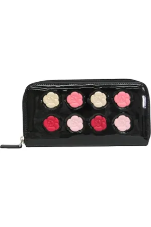CHANEL Pre-owned, Kobieta, Czarny, ONE SIZE, Skóra, Pre-owned skórzane portfele