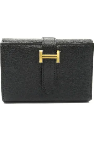 Hermès Pre-owned, Kobieta, Czarny, ONE SIZE, Skóra, Pre-owned skórzane portfele