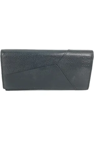 Loewe Pre-owned, Kobieta, Czarny, ONE SIZE, Skóra, Pre-owned skórzane portfele